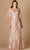 Lara Dresses 29325 - Elbow-Length Circular Flounce Sleeve A Line Gown Special Occasion Dress