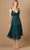 Lara Dresses 29347 - Glittery Sequined Sleeveless Tea Length Dress Special Occasion Dress 0 / Teal
