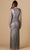 Lara Dresses 29364 - Fringe Beaded Long Sleeve Gown Mother of the Bride Dresses