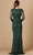 Lara Dresses 29365 - Plunging V Neck Sheered Long Sleeve Evening Gown Special Occasion Dress