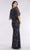Lara Dresses - 29393 Embellished V-neck Long Sheath Dress Mother of the Bride Dresses