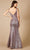 Lara Dresses - 29461 Snake Skin Sheath Long Gown Prom Dresses