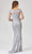 Lara Dresses - 29473 Bead-Ornate Embroidered Illusion Sheath Gown Evening Dresses