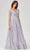 Lara Dresses - 29479 Beaded Plunging V Neck Long Sleeves Dress Evening Dresses