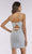 Lara Dresses - 29480 Beaded V Neck Cutout Back Cocktail Dress Cocktail Dresses