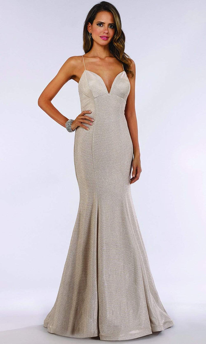Lara Dresses - 29495 Shimmer Sweetheart Mermaid Evening Dress Evening Dresses 0 / Champagne