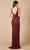 Lara Dresses - 29528 Beaded High Slit Sheath Gown Evening Dresses