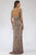 Lara Dresses - 29530 Cowl Back Beaded Sheath Dress Evening Dresses