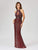 Lara Dresses - 29600 Beaded Halter Sheath Evening Gown Evening Dresses