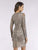 Lara Dresses - 29610 Beaded Long Sleeves Cocktail Dress Wedding Guest