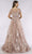 Lara Dresses - 29619 Applique Illusion Bateau A-line Dress Evening Dresses