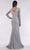 Lara Dresses - 29625 V Neck Embroidered Lace Sheath Evening Gown Mother of the Bride Dresses