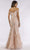Lara Dresses - 29632 Appliqued Off Shoulder Trumpet Dress Evening Dresses