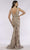 Lara Dresses - 29639 Bead Embellished Plunging V Neck Trumpet Dress Evening Dresses