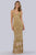Lara Dresses - 29744 Embellished Plunging V-neck Sheath Dress Special Occasion Dress