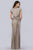 Lara Dresses - 29746 Embellished Plunging V-neck Fitted Dress Special Occasion Dress