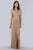 Lara Dresses - 29747 Embellished V-neck Long Sleeve Sheath Dress Special Occasion Dress