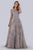 Lara Dresses - 29759 Beaded Foliage Embroidered Illusion A-Line Gown Mother of the Bride Dresses