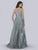 Lara Dresses - 29761 Leaf Motif Embroidered Long Sleeve Gown Special Occasion Dress