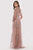 Lara Dresses - 29788 Rhinestone Beaded Long Sleeve Lace Gown Mother of the Bride Dresses