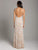 Lara Dresses - 29833 Lattice Beaded Deep V-neck Sheath Dress Special Occasion Dress