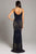 Lara Dresses - 29892 Embellished Deep V-neck Trumpet Dress Special Occasion Dress