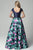 Lara Dresses - 32826 Floral Print Evening Gown - 1 pc Floral In Size 8 Available CCSALE 8 / Floral