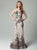 Lara Dresses 32904 Long Printed Evening Dress CCSALE 6 / Tatoo