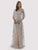 Lara Dresses - 33277 Laced Illusion Bateau A-line Dress Special Occasion Dress 0 / Silver
