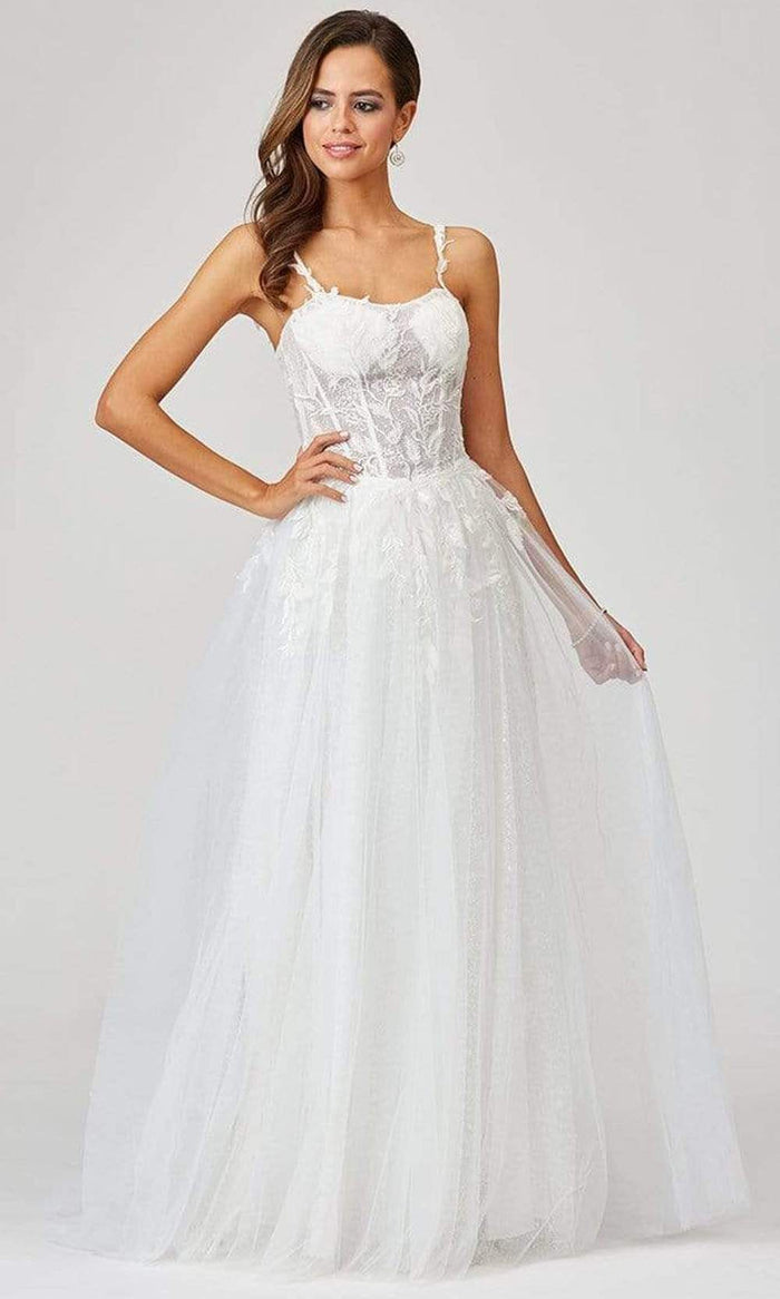 Lara Dresses - 51042 Sweetheart A-Line Gown Wedding Dresses 0 / Ivory