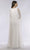 Lara Dresses - 51045 Caped Sleeveless Beaded Lace Bridal Dress Wedding Dresses