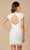Lara Dresses - 51053 Modified V-Neck Sheath Dress Cocktail Dresses