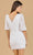 Lara Dresses 51118 - Puff Sleeve Beaded Bridal Dress Special Occasion Dress