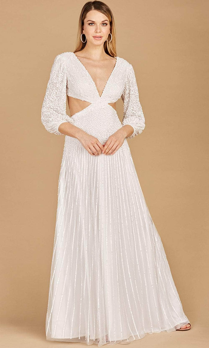 Lara 51119 Prom Dress - Ivory | NewYorkDress Lara 51119 Prom Dress - Ivory | NewYorkDress