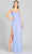 Lara Dresses 9984 - Cowl Sequin Prom Dress Special Occasion Dress 0 / Blue Iris