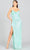 Lara Dresses 9984 - Cowl Sequin Prom Dress Special Occasion Dress 0 / Mint