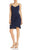 Laundry HP03W13 - Sleeveless Faux Wrap Cocktail Dress Special Occasion Dress
