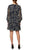 Laundry HU05D37 - Floral Printed Long Sleeve Cocktail Dress Cocktail Dresses