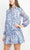 Laundry HU07D31 - Collared Print Short Dress Holiday Dresses