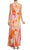 Laundry HV03D02 - Tie-Dye Halter Long Dress Evening Dresses