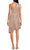 Laundry HV03D59 - Striped Sequin Cocktail Dress Cocktail Dresses