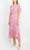 Laundry HV03D64 - Ruffled Floral Long Dress Cocktail Dresses