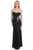 Lenovia - 5113 Strapless Sweetheart Sequined lace Dress Bridesmaid Dresses XS / Black