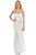 Lenovia - 5113 Strapless Sweetheart Sequined lace Dress Bridesmaid Dresses XS / Ivory