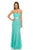 Lenovia - 5113 Strapless Sweetheart Sequined lace Dress Bridesmaid Dresses XS / Mint