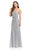 Lenovia - 5113 Strapless Sweetheart Sequined lace Dress Bridesmaid Dresses XS / Silver