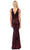 Lenovia - 5150 Sparkling Allover Sequin V Neck Evening Dress Bridesmaid Dresses