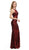 Lenovia - 5193 Metallic Fitted Jewel Mermaid Evening Gown Evening Dresses