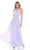Lenovia - 5201 Halter Neck Embellished Sheath Dress Bridesmaid Dresses XS / Lilac