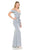 Lenovia - 5206 Ruffle Detailed Off-Shoulder Trumpet Dress Bridesmaid Dresses